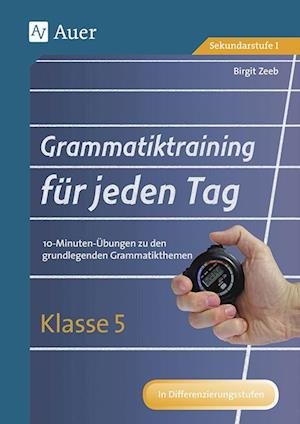 Cover for Zeeb · Grammatiktraining f.jeden Tag,Kl.5 (Bok)