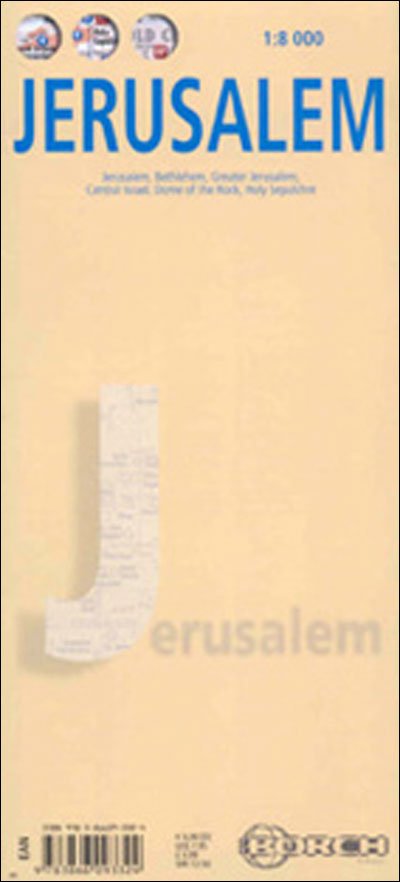 Cover for Borch GmbH · Jerusalem / Bethlehem / Israel Central (Kort) (2006)