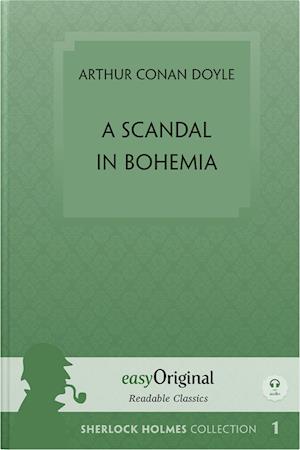 Cover for Arthur Conan Doyle · A Scandal in Bohemia (book + audio-online) (Sherlock Holmes Collection) - Readable Classics - Unabridged english edition with improved readability (Bok) (2023)