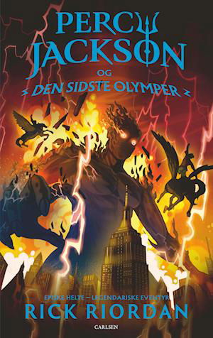 Cover for Rick Riordan · Percy Jackson: Percy Jackson (5) - Percy Jackson og den sidste olymper (Bound Book) [4e édition] (2023)