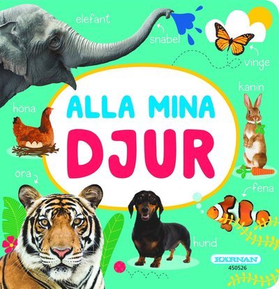 Cover for Annette Voigt · Alla mina djur (Board book) (2021)