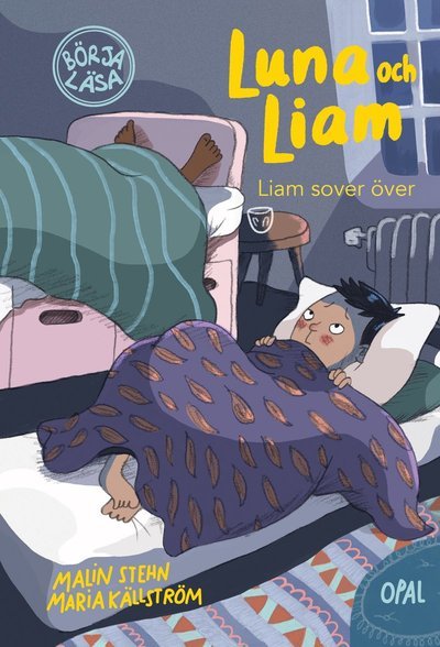 Cover for Malin Stehn · Luna och Liam: Liam sover över (Bound Book) (2020)