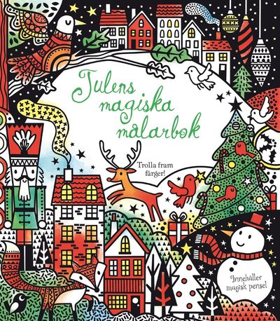 Cover for Fiona Watt · Julens magiska målarbok (Bog) (2016)