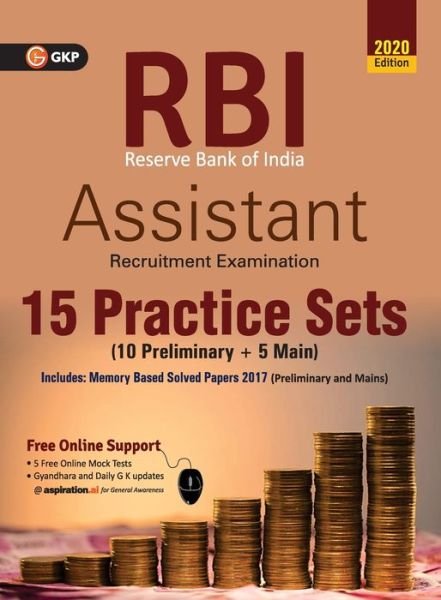 Cover for Gkp · Rbi (Reserve Bank of India) 2020 Assistant 15 Practice Sets (Paperback Book) (2020)