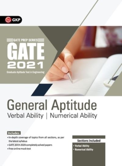 GATE 2021 - Guide - General Aptitude - Gkp - Bücher - G.K PUBLICATIONS PVT.LTD - 9789390187324 - 30. Oktober 2020