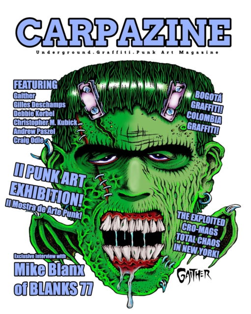 Cover for Carpazine · Carpazine Art Magazine Issue Number 33: Underground.Graffiti.Punk Art Magazine (Pocketbok) (2022)