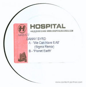 Cover for Danny Byrd · We Can Have It All / Planet Earth (12&quot;) (2010)