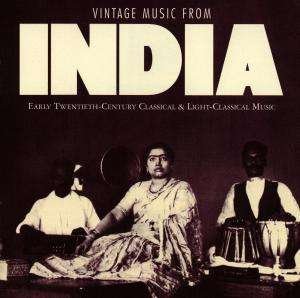 Vintage Music from India / Various - Vintage Music from India / Various - Musiikki - WORLD MUSIC - 0011661108325 - maanantai 22. maaliskuuta 1993