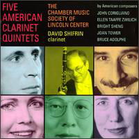 Cover for Chamber Music Society of Lincoln Center · Five American Clarinet Quintets (CD) (1998)