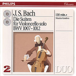 Cover for Johann Sebastian Bach · Cellosuites 1-6 (CD) (2001)