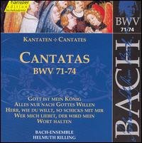 Sacred Cantatas Bwv 71-74 - Bach / Gachinger Kantorei / Rilling - Música - HAE - 0040888202325 - 19 de outubro de 1999