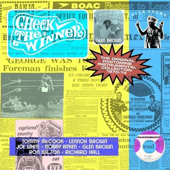 Cover for Glen Brown · Check The Winner 1970-1974 Instrumentals (CD) (2016)
