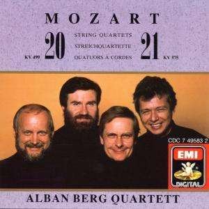 Cover for Mozart / Alban Berg Quartet · String Quartets 20 &amp; 21 (CD) (2001)