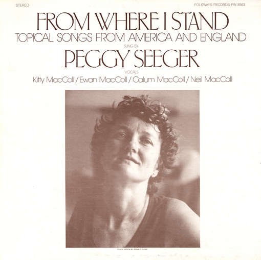 Cover for Peggy Seeger · From Where I Stand: Topical Songs from America (CD) (2012)
