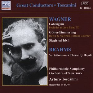 Cover for Toscanini · Toscanini: Wagner, Brahms (CD) (2002)
