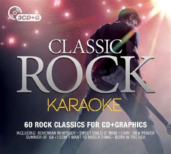 Classic Rock Karaoke 3cd+graphics - Karaoke - Musik - CRIMSON KARAOKE - 0654378623325 - 6 januari 2020
