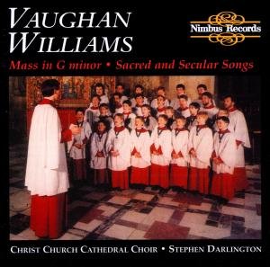 Cover for Vaughan Williams / Christ Church Oxford England · Mass in G Minor (CD) (1999)