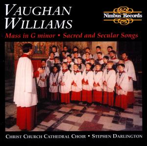Mass in G Minor - Vaughan Williams / Christ Church Oxford England - Musikk - NIMBUS RECORDS - 0710357508325 - 11. august 1999