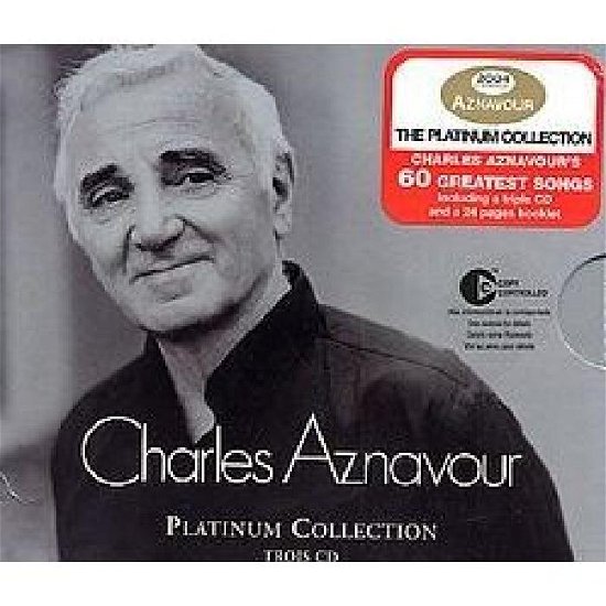 Cover for Charles Aznavour · Platinum Collection (CD) [Box set] (2018)