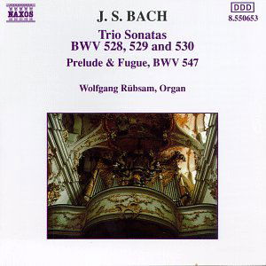 Cover for Bach,j.s. / Rubsam · Trio Sonatas Bwv 528-530 / Prelude &amp; Fugue Bwv 547 (CD) (1994)
