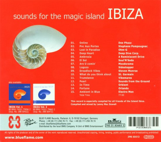 Cover for Aa.vv. · #3 - Ibiza: Sounds for the Magic Island (CD) (2001)