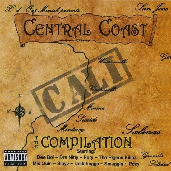 Cover for X'd out Muzick · Central Coast Cali (The Compilation) (CD) (2010)