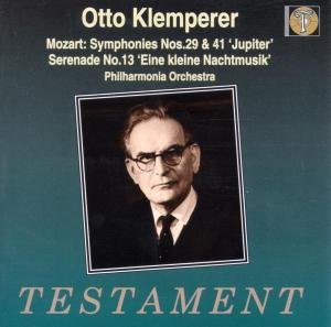 Cover for Klemperer Otto · Symphony No.  29 &amp; 41 Testament Klassisk (CD) (2000)