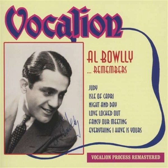 Cover for Bowlly Al · Remembers Vocalion Pop / Rock (CD) (2012)