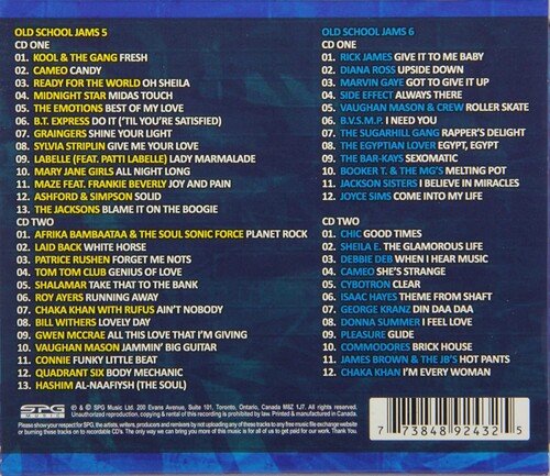 Cover for Old School Jams · Old School Jams Volume 5 &amp; 6 (CD) (2010)