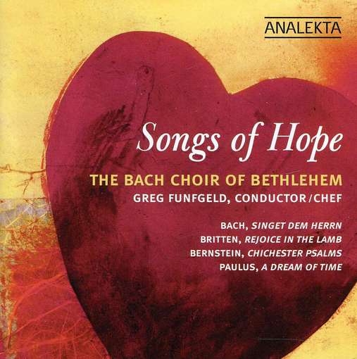 Cover for Bach / Britten / Bernstein / Paulus / Funfgeld · Songs of Hope (CD) (2011)