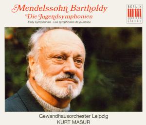 Cover for Masur, Kurt / Gewandthaus Orchester Leipzig · Jugendsinfonien 1-12 / Sinfoniesatz Berlin Classics Klassisk (CD) (1995)
