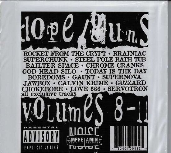 Dope Guns & Fucking In The Streets: Vol. 8-11 - Dope Guns & Fucking in Streets 8-11 / Various - Musik - AMPHETAMINE REPTILE - 0792401005325 - 4. januar 2019