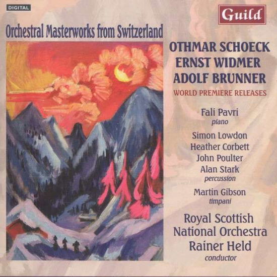 Cover for Pavri / Held / Royal Scottish National Orch. / Lowdon/+ · Orchestral Masterworks From Switzerland (CD) (2014)