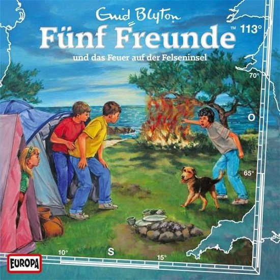 Cover for FÜnf Freunde · 113/und Das Feuer Auf Der Felseninsel (CD) (2015)