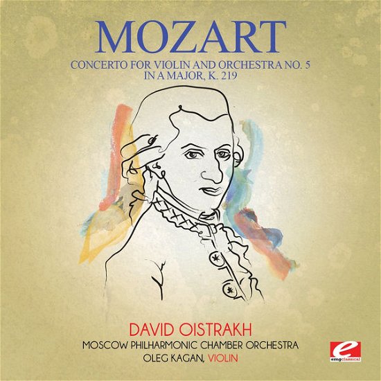 Cover for Mozart · Concerto for Violin &amp; Orchestra No. 5 in a Major K (CD) (2014)