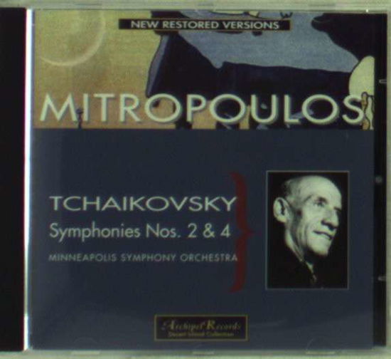 Cover for Tchaikovksy / Mitropoulos · Sym 2 &amp; 4-minneap (CD) (2012)