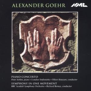 Cover for London Sinfonietta &amp; BBC Scottish Symphony Orchestra · Alexander Goehr: Piano Concerto Op. 33 &amp; Symphony In 1 Movement (CD) (2002)