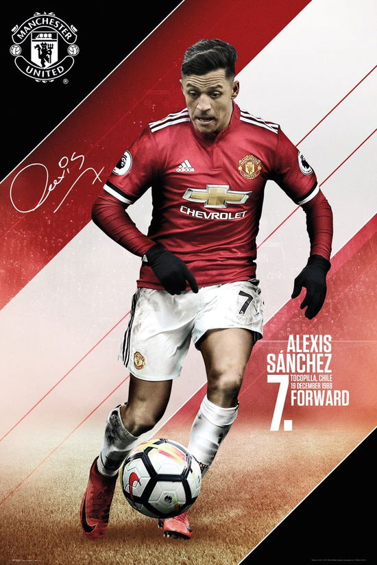 Manchester United: Gb Eye - Sanchez 17/18 (Poster Maxi 61x91,5 Cm) - Manchester United - Merchandise - Gb Eye - 5028486403325 - 