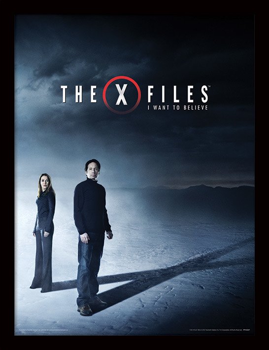 X-Files - I Want To Believe (Stampa In Cornice 30X40 Cm) - X-Files - Merchandise -  - 5050574804325 - 