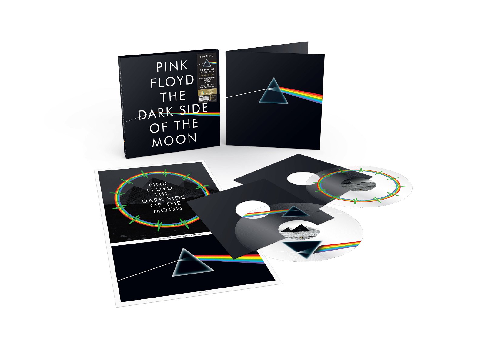 The Dark Side Of The Moon 50th Anniversary Collector's Clear Vinyl - EU  edition