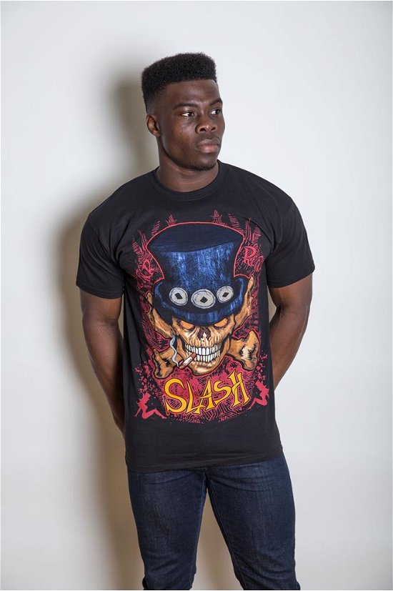 Slash: Crossbones (T-Shirt Unisex Tg. L) - Slash - Merchandise - Global - Apparel - 5055295348325 - 