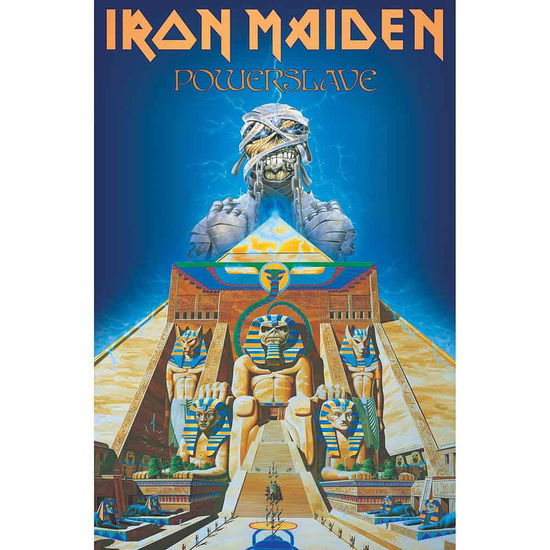 Iron Maiden Textile Poster: Powerslave - Iron Maiden - Produtos -  - 5055339774325 - 