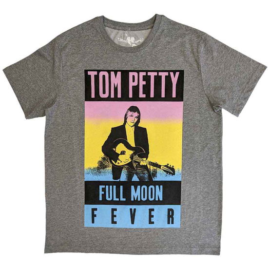 Cover for Tom Petty &amp; The Heartbreakers · Tom Petty &amp; The Heartbreakers Unisex T-Shirt: Full Moon Fever (Soft Hand Inks) (T-shirt) [size S] [Grey - Unisex edition]