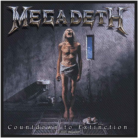 Megadeth Standard Woven Patch: Countdown To Extinction - Megadeth - Merchandise -  - 5056365710325 - 