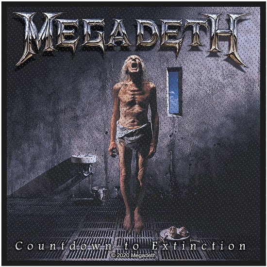 Cover for Megadeth · Megadeth Standard Woven Patch: Countdown To Extinction (Patch)