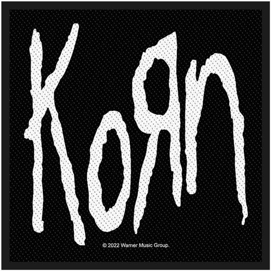 Korn Standard Woven Patch: Logo - Korn - Merchandise -  - 5056365723325 - 