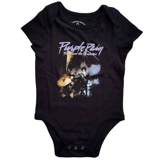 Cover for Prince · Prince Kids Baby Grow: Purple Rain (0-3 Months) (TØJ) [size 0-6mths] [Black - Kids edition]