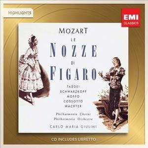 Mozart: La Nozze Di Figaro - Carlo Maria Giulini - Musiikki - Emi - 5099909489325 - tiistai 13. syyskuuta 2011