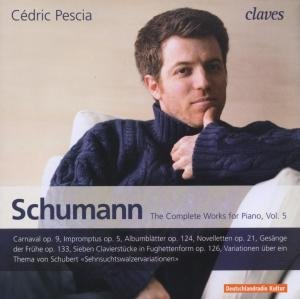 Cover for Cedric Pescia · Complete Works For Piano (CD) (2011)