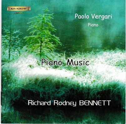 Cover for Paolo Vergari · Rodney Bennett: Piano Music (CD) (2022)